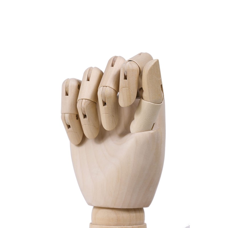 TOUROCMONT Wooden Hand Drawing Doll, Model Hand, 18 cm, 30