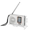 Annadue Portable Radio, AM FM Pocket Radio Built in Speaker,