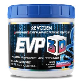 Suplemento en polvo Evogen Pre Entreno sabor blueberry apple x 484g