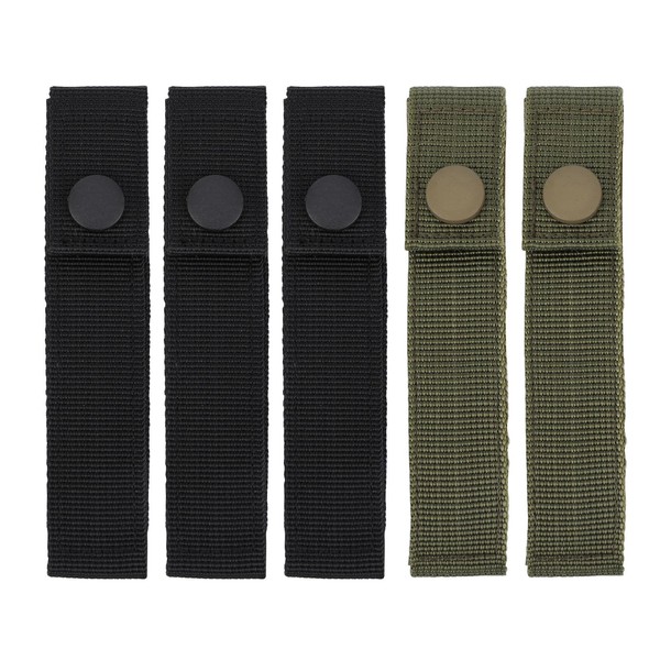 5pcs Backpack Straps for MOLLE,Nylon Snap Strap Chest Strap Backpack