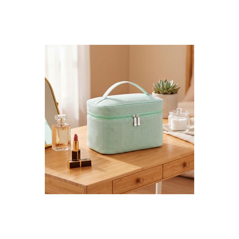 Cosmetic Bag Organizer Travel, Compact Lightweight Accessory for Travel and