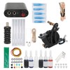 Complete Tattoo Kit 8 Wrap Coil Machine Kit Tattoo Power