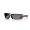 Oakley OO9014 Gascan Sunglasses, Matte Transparent Olive Ink/Prizm Grey Polarized,