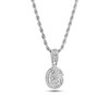 MiiFort Lucky Number 6 Necklaces for Women Girls Silver Arabic