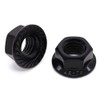 Glvaner 3/8-16 Stainless Steel Hex Flange Nuts, Hexagon Head Serrated