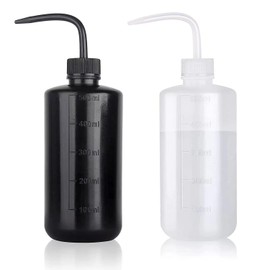 500ML 2PC Plastic Squeeze Bottle Safety Rinse Bottle Wash Bottle Squeeze Watering Can Water Squirt Irrigation Bottle Wash Bottle for 500ML Medical Lab