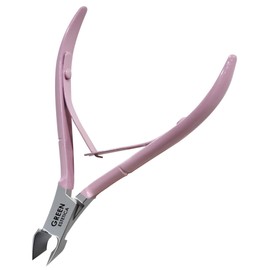 Professional Cuticle Trimmer Nail Cuticle Cutter Stainless Steel Cuticle Nippers with Sharp Blades of Cuticle Remover Clippers Manicure Tools Double Spring for Nail Care Pedicure Nail Tools (Rose)