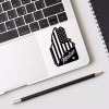 RetroPlanet Maine State Black and White Die Cut Vinyl Sticker