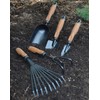 Olmsted Forge Garden Tool Set, 5 Pieces, Heavy Duty Powder