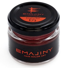EMAJINY Emajiny Red E73 Emaginy Red Color Wax Red 1.2 oz (36 g) [Made in Japan] [Unscented] [1 Day Red Hair Rinse with Shampoo]