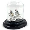 999 Pure Silver Ganesh & Lakshmi / Laxmi Idol /