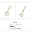Senfil Crystal & Pearl Initial Bag Charm with 18K Coating,
