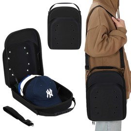 XSQD Baseball Cap Aufbewahrungs Box, Kann 6 Baseballkappen, Atmungsaktive und Verschleißfeste Hutboxen, Geeignet für die Tägliche Lagerung oder Reise Tragen Staubhut Cap Aufbewahrung Tasche