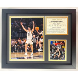 Legends Never Die, Inc. Purdue Basketball | 2023-2024 Season | Final Four | Zach Edey | 12"x15" Framed Photo Collages (Zach Edey)