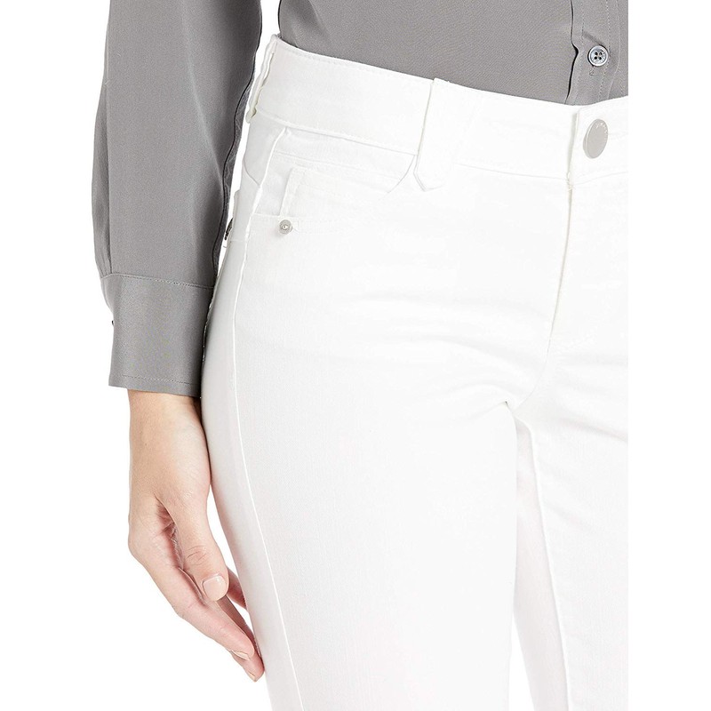 Democracy Women's Ab Solution Ankle Skimmer, Optic White, 10