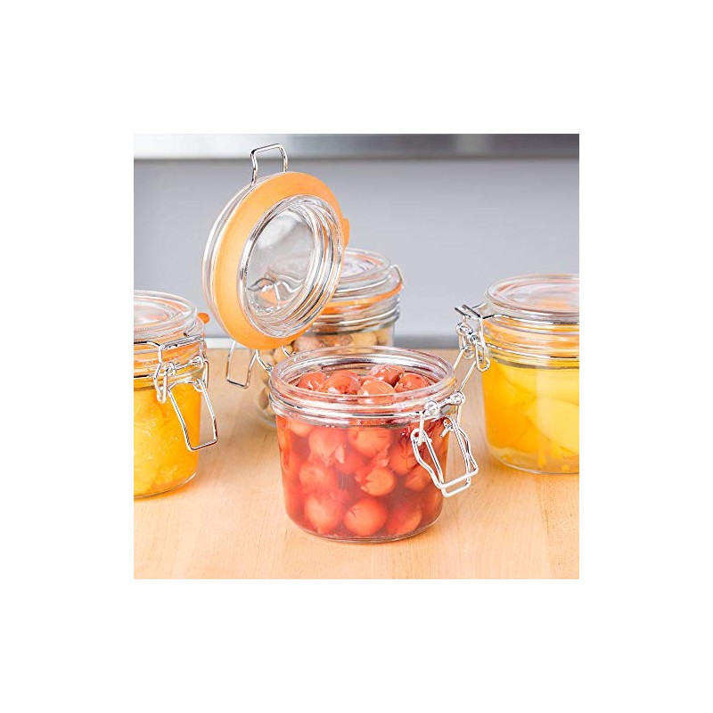 Tablecraft Airtight Glass Jars