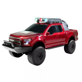 Hooked Electronics Big Red Truck Rechargeable Speaker +TWS-Bluetooth +USB/SD/FM +LED Lights