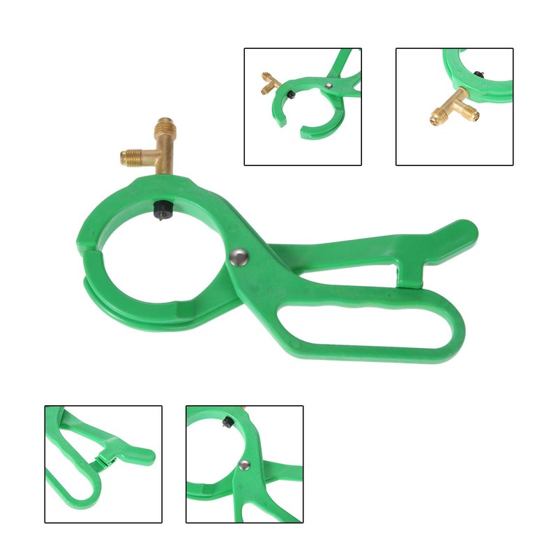 gohantee R134A Can Tap, 2-in-1 Side Punch AC Bottle Opener