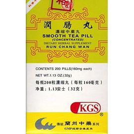 Smooth Tea Pill (Run Chang WAN) 160mg X 200 Pills per Bottle