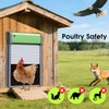 HOWOOIUA Upgraded Automatic Chicken Coop Door Solar- Chicken Coop Door
