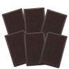 6-Pack Safety Innovations Self-Closing (1Screw) Standard Outlet Covers - An