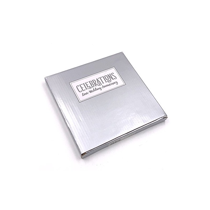 ukgiftstoreonline 60th Diamond Wedding Anniversary Crystal Border 5 x 7
