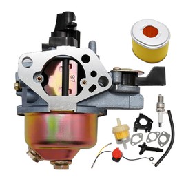 GX390 Carburetor Fit for Honda GX390 11HP GX340 13HP Carb with Air Filter Gaskets Tune up kit with Choke Level Replaces # 16100-ZF6-V01 16100-ZF6-V00 16100-ZF2-V00 16100-ZF2-V01