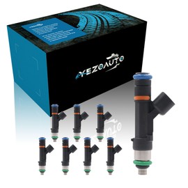 Yezoauto - Inyector de combustible compatible con F-150 5.4L V8 2004 reemplazar OE 0280158003, 3L3Z-DA, 3L3E-D5A, 3L3Z-9F593-DA
