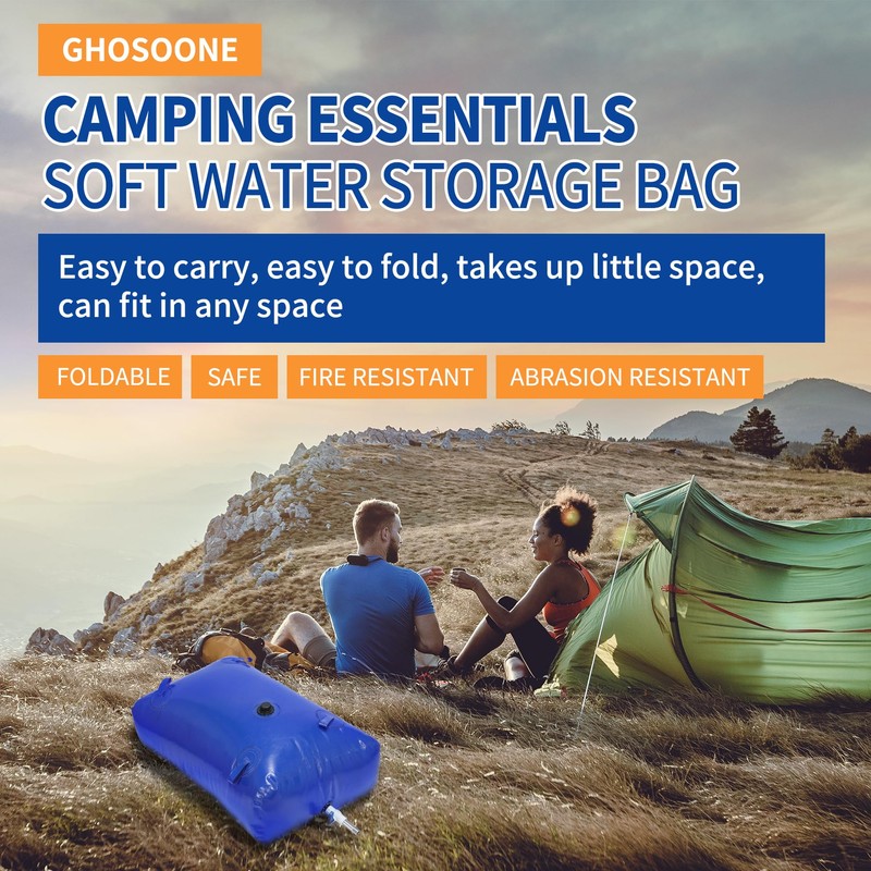 GHOSOONE 330 L/87 Gal Water Bladder Tank, Foldable Portable Water