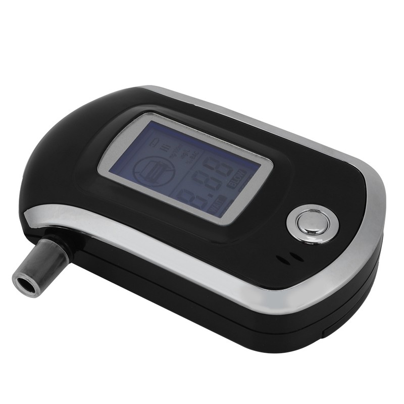Digital Breath Alcohol Tester Professional Car Alcoholimetro Breathalyser with 5