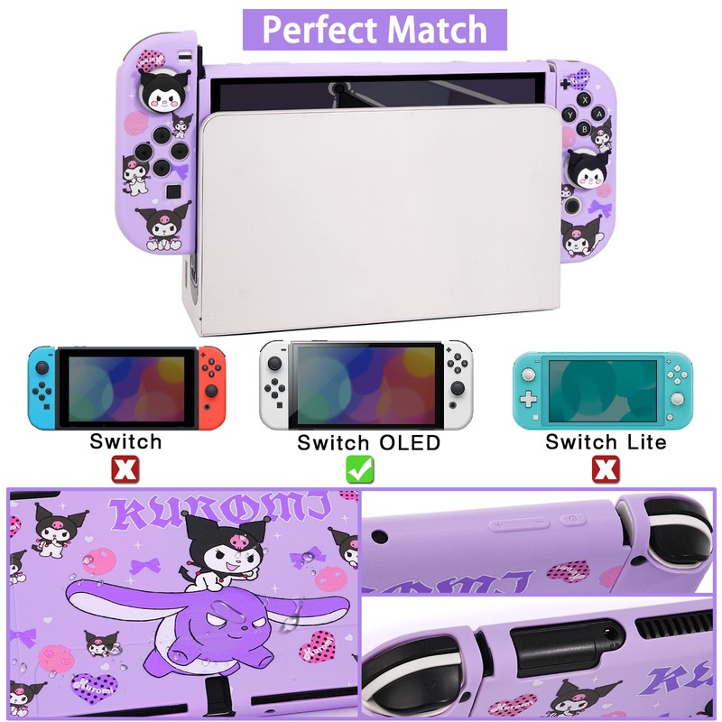 TIKOdirect Carrying Case for Switch OLED, Cute Portable Travel Bag