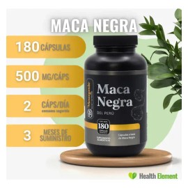 Maca Negra Peruana 1000 Mg Testosterona 180 Cápsulas Momosie
