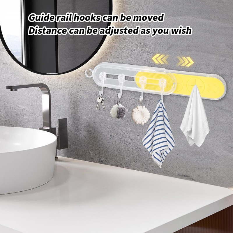 Naapesi 1 Pcs Suction Cup Hook - Plastic Kitchen Hook
