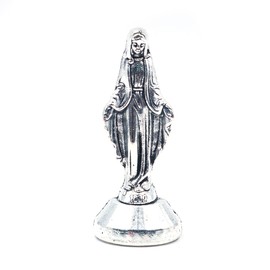 CENPEK 5pcs Blessed Virgin Mary Our Lady of Lourdes Statue Religious Ornament Figurine 5 cm