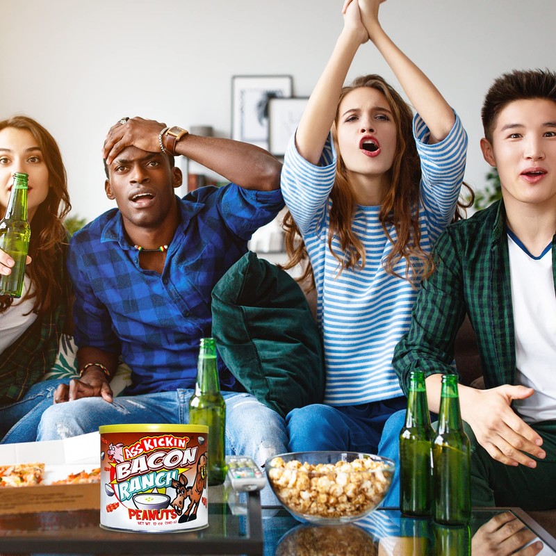 ASS KICKIN’ Bacon Ranch Peanuts – 12oz - Ultimate Gourmet