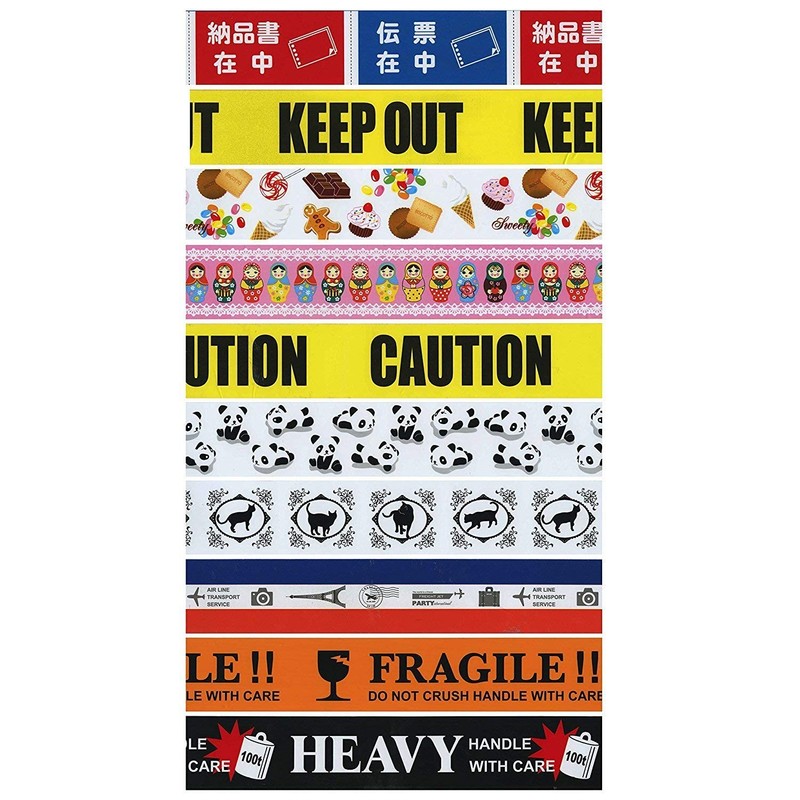 Prime Nakamura Packing Tape OPP, Cellophane Tape, Design, Decoration, Sealing