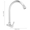G1/2in 360 Degrees Rotation Zinc Alloy Household Faucet Sink Water