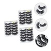 Baluue 15 Pairs Fake Eyelashes Natural Makeup False Eyelashes Girl