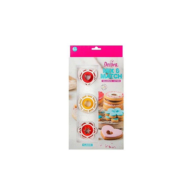 Decora 0255042 Set of 6 Cutters OX Eye Classic