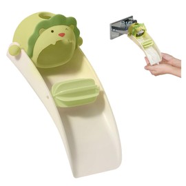 Children's Tap Extension, Tap Extension for Children, Multifunctional Tap Attachment for Children for Easy Hand Washing on the Sink, Suitable for Kitchen and Bathroom (Green)