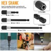 HUTHUHNHN Flexible Bit Holder Extension, Flexible Shaft Bits Drill Set