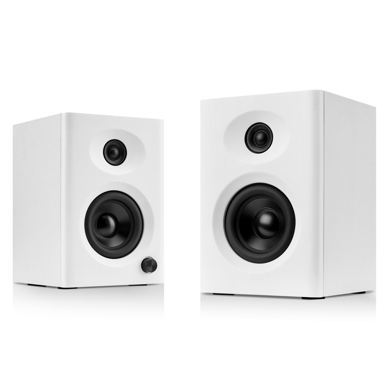 3" Bookshelf Speakers with Detailed Mellow Treble & Deep Bass,