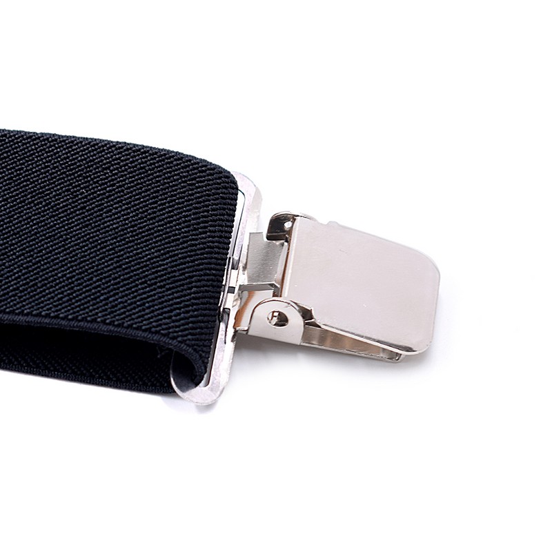 Men’s Heavy-Duty 2-Inch X-Back Suspenders with Adjustable Elastic Straps and