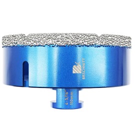 110mm Diamond Core Drill Bit for Porcelain Tile Ceramic Marble Granite Drilling,BRSCHNITT 1pc Vacuum Brazed Diamond Hole Saw with 5/8-11 Thread (110mm)