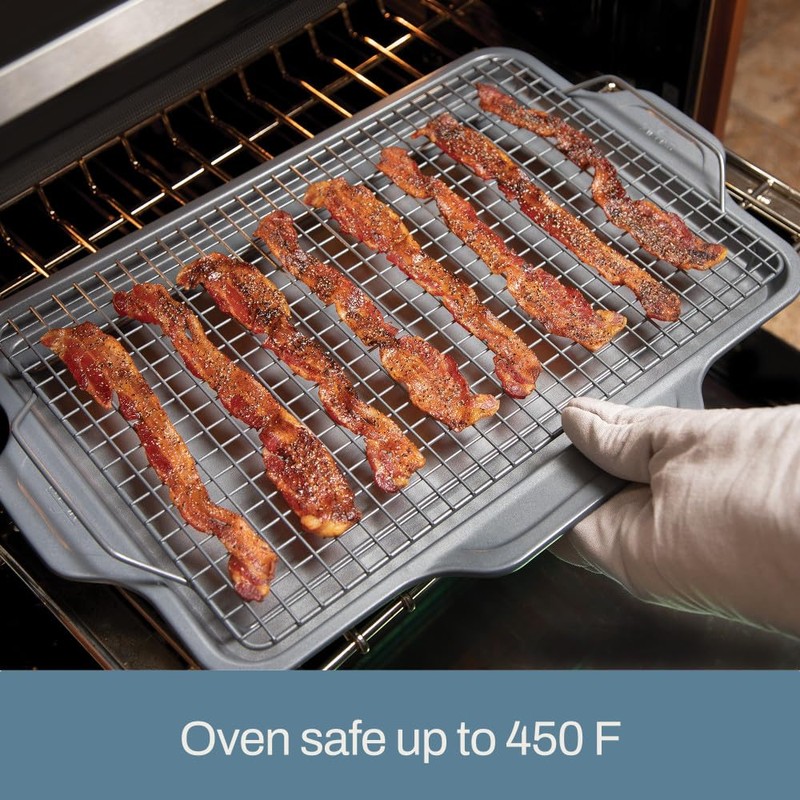 All-Clad Pro-Release Nonstick Bakeware Half Sheet Pan 11.5x17 Inch Oven
