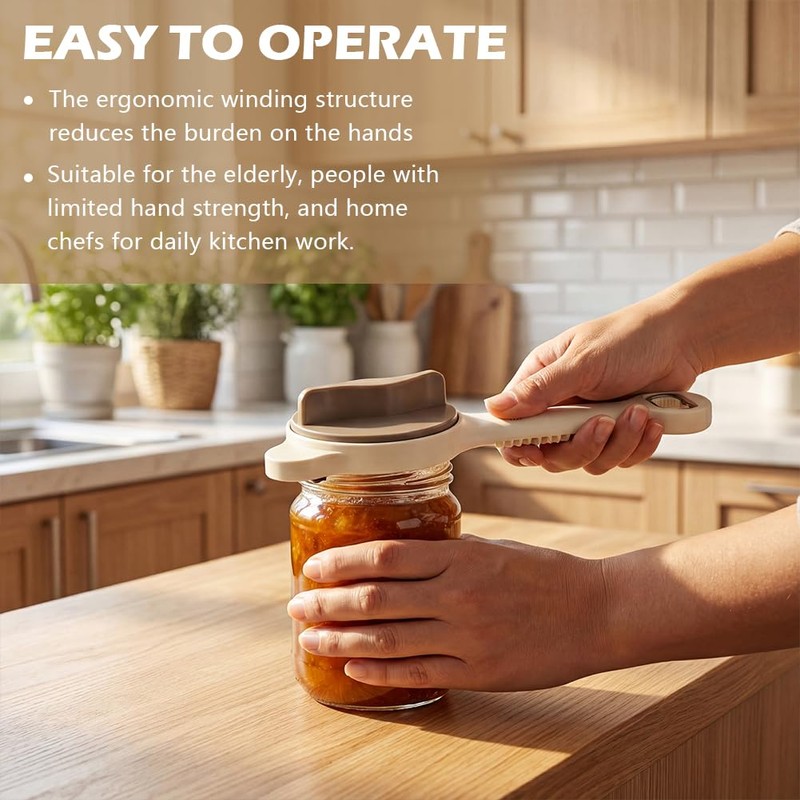 4-in-1 Jar Opener for Seniors and Weak Hands