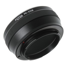 Lens Mount Adapter for Pentax K/PK Mount Lens to Canon EOS M EF-M M2 M3 M5 M6 M10 M50 M100 Mirrorless Camera Adapter Ring