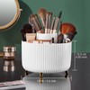 360° Rotating Brush Organizer – Vanity & Bathroom Storage Tray