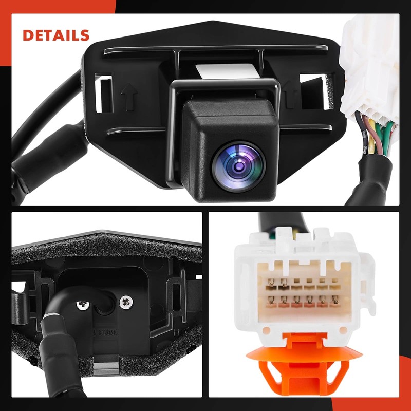 A-Premium Park Assist Camera Rear View Backup Reverse Camera Compatible