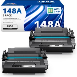 148A Toner Cartridge Black (With Chip) Compatible W1480A 148A Toner Cartridge Replacement for HP Compatible 148A 148 A 148X 148 X Toner Work with Laserjet Pro 4001dw 4001dn 4001n 4101fdw Printer Toner